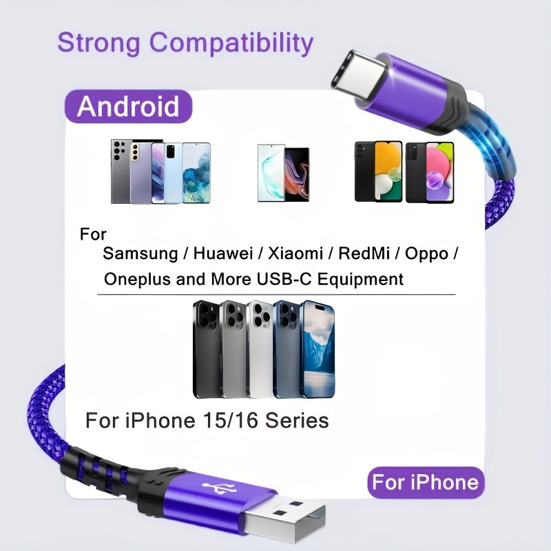 fast charging usb usb c cable high speed data sync suitable