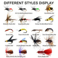 fly fishing flies kit 3 boxes bundle total 140pcs flies dry