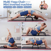 mini inversion table back   ab trainer