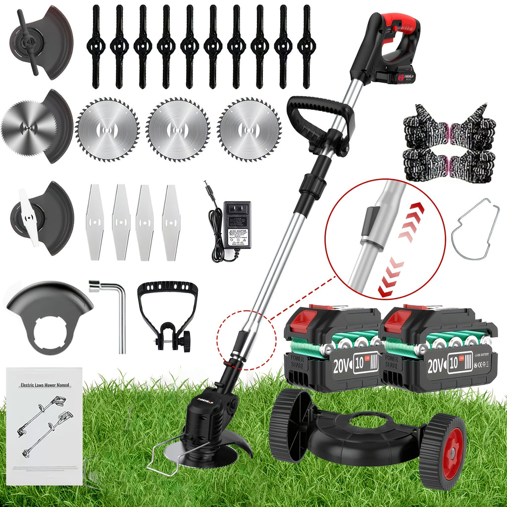 3in1 cordless lawn trimmer multi functional electric trimmer
