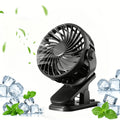 portable clip fan rechargeable usb desk fan type c charging