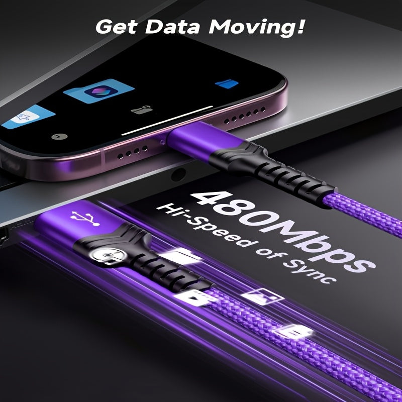 fast charging usb usb c cable high speed data sync suitable