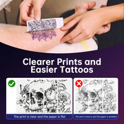 portable wireless mini thermal tattoo stencil printer