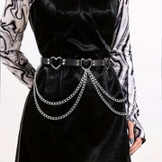 multiple sizes   womens gothic punk fashion heart