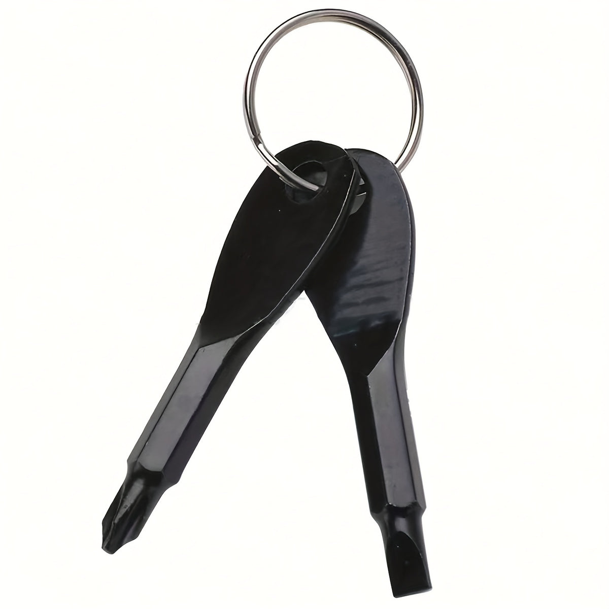 mini keychain screwdriver flathead phillips 2 in 1 portable