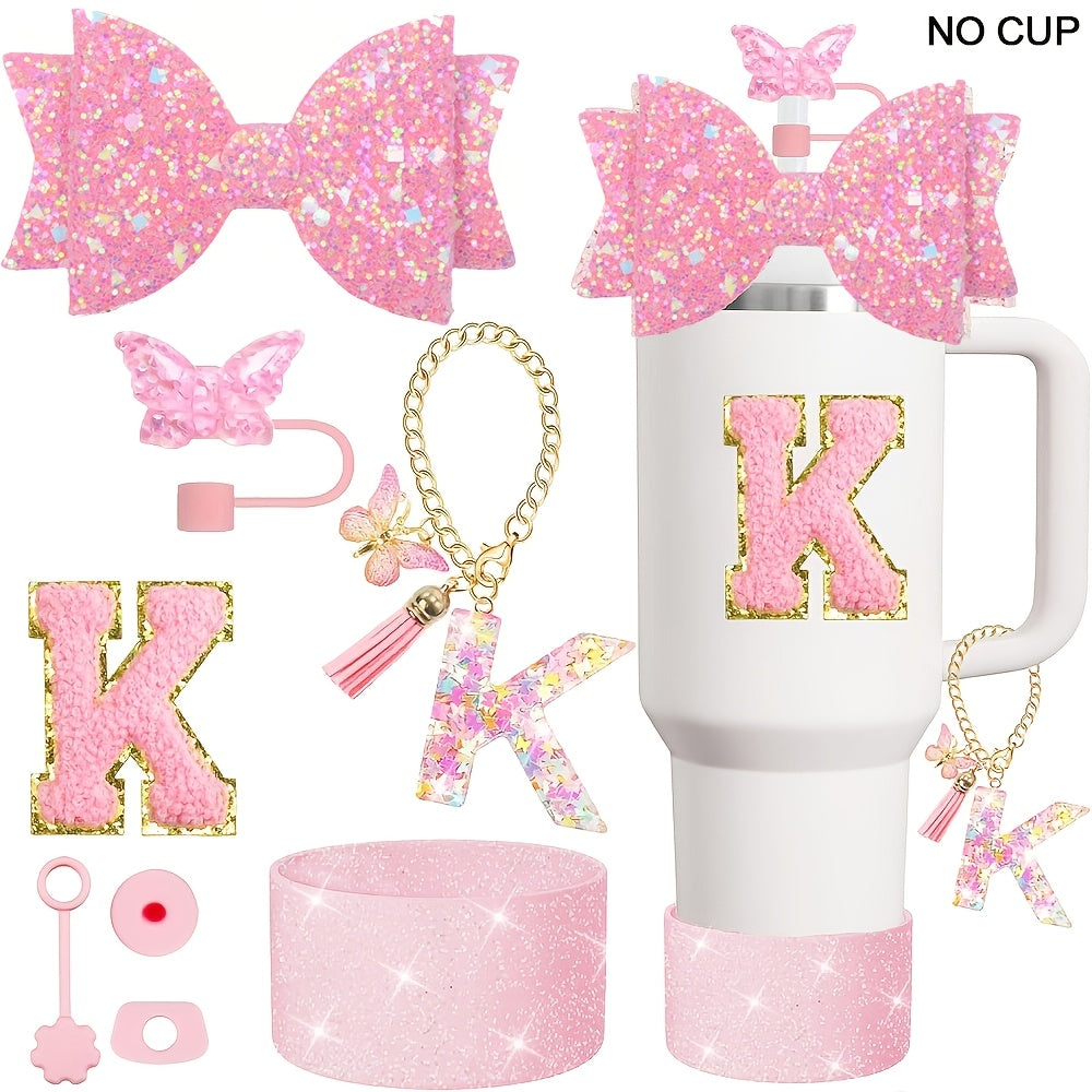 8pcs additions set 30oz 40oz tumbler cup including straw top