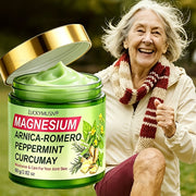 magnesium massage cream care joints skin muscles contains