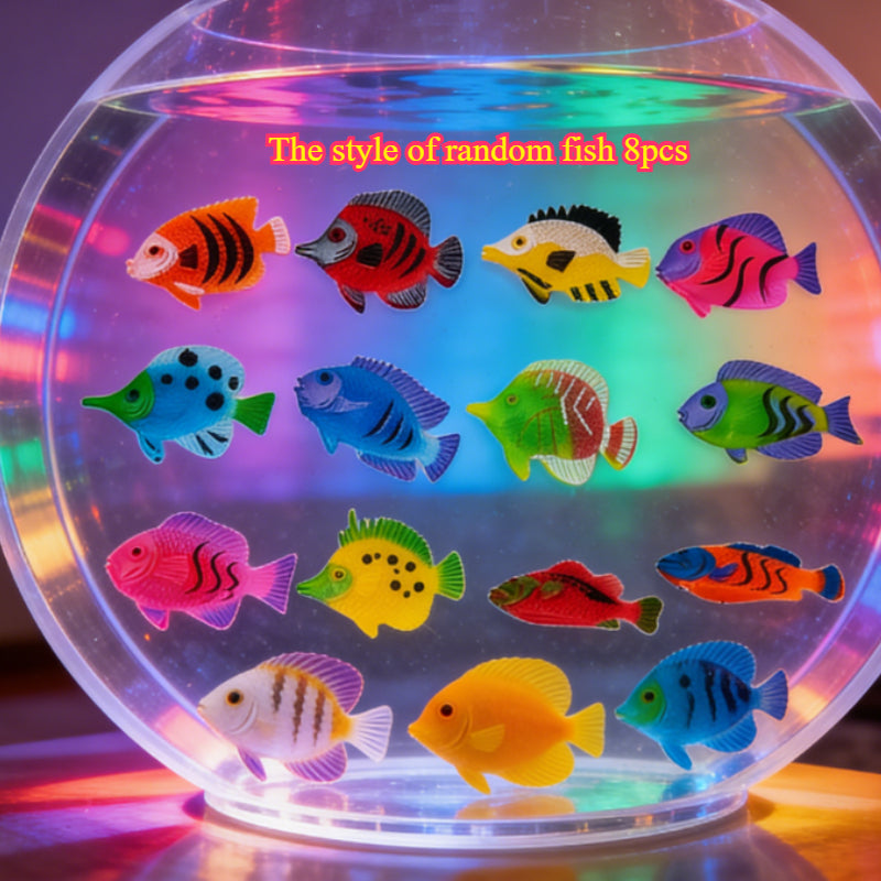 floating ornamental fish set suitable realistic plastic