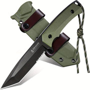 fixed blade knife sharp outdoor knife   sheath camping
