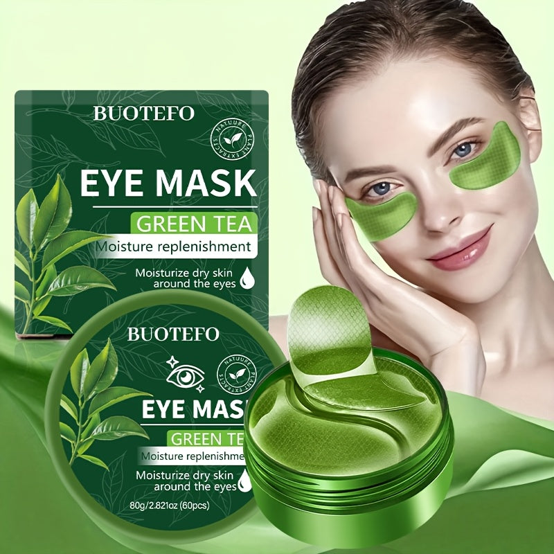 60 sheets instantly tightening green tea eye masks smoothens
