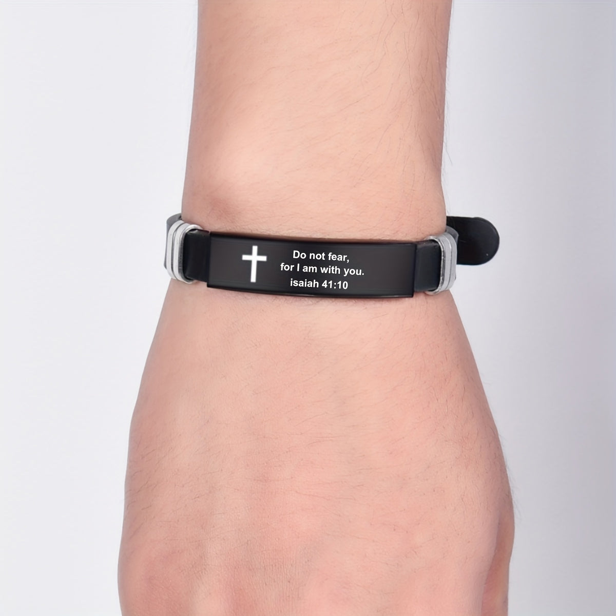 304 304 stainless steel bible bangle bangle bracelet