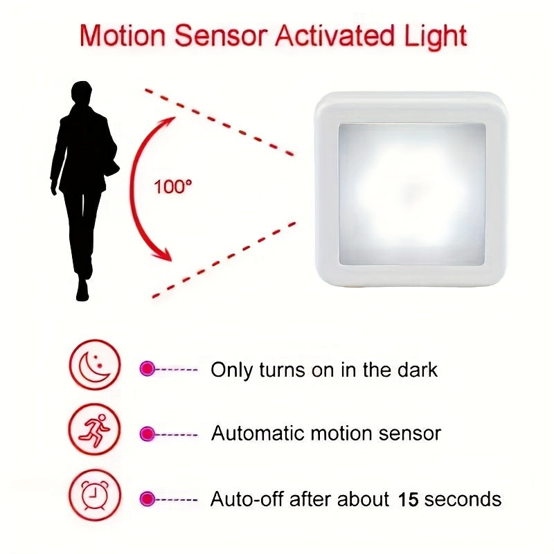 sensor night light 6 led wireless motion sensor