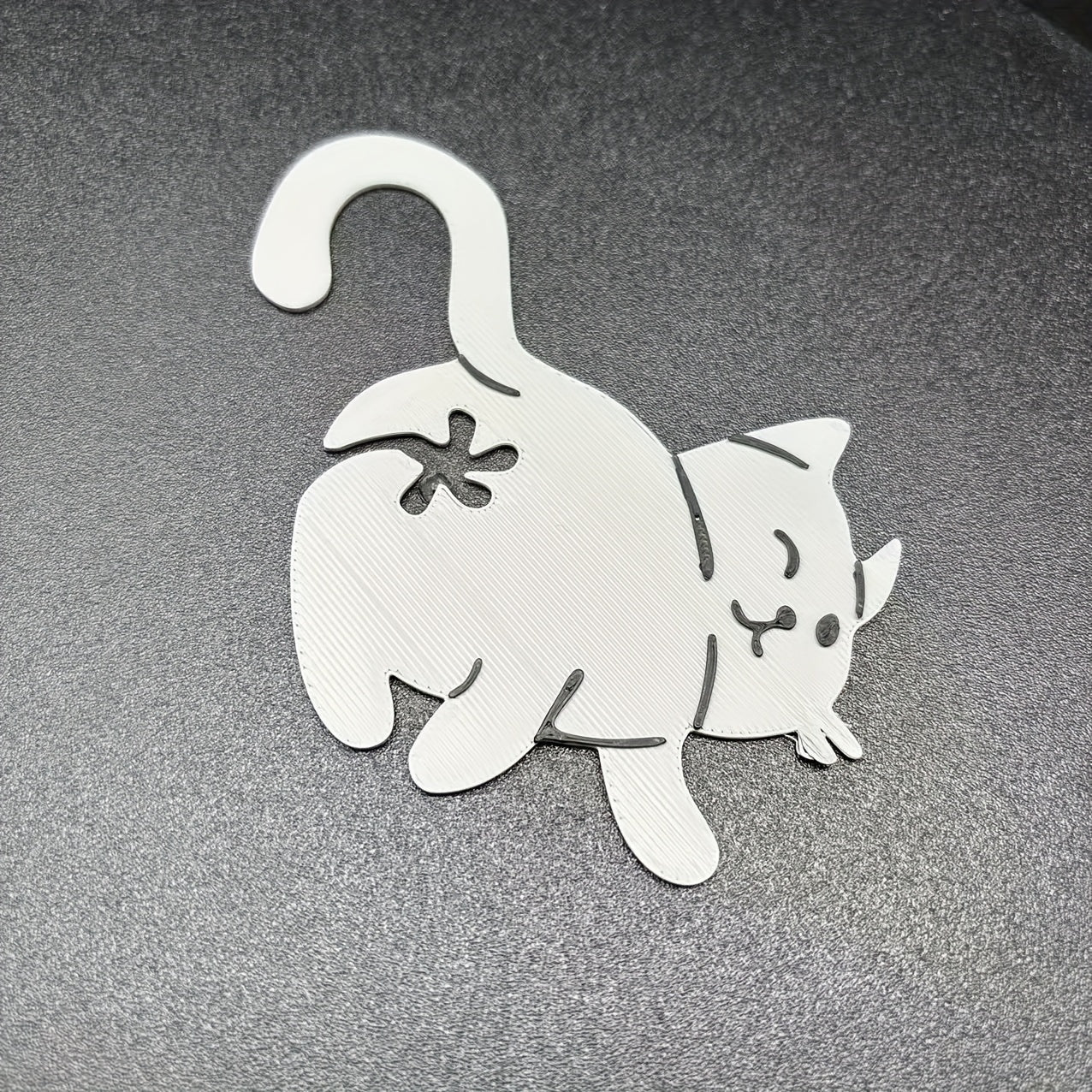 1pc 3d printed cat   bread clip 3d printed