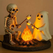 realistic flickering flame roasting marshmallow resin