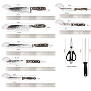 high carbon stainless steel kitchen knife set high carbon