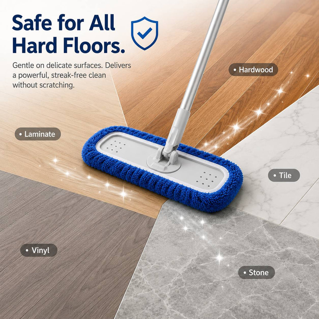4pcs washable microfiber mop pads