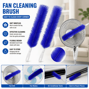 flexible microfiber fan cleaning brush multifunctional