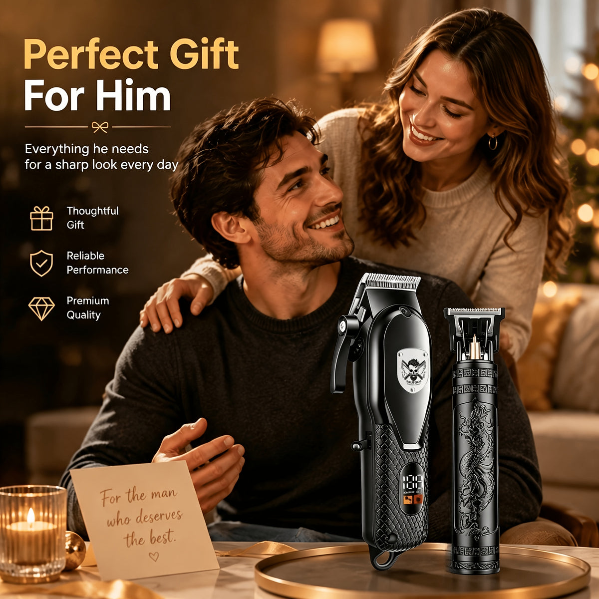 rechargeable electric grooming kit   an lcd battery