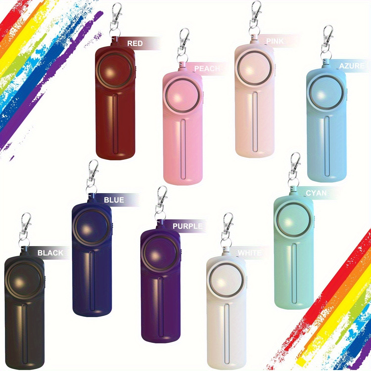 1pc 130db safety sound personal alarm personal safety alarm