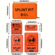 rescue first aid splint orange gray 4pcs size 36 x 4 3