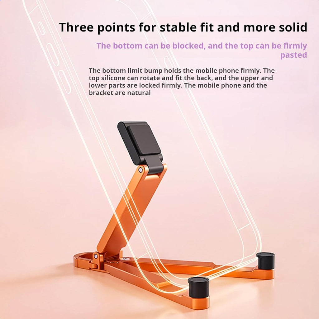 portable foldable mini key chain phone stand built