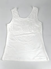 new lace trimmed spaghetti strap top versatile