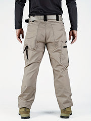 mens cargo pants multi functional pockets zipper closures