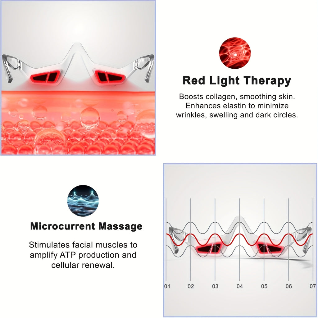 eye red light relax device red light relax