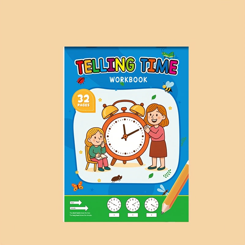 workbook children learn   time suitable homeschooling