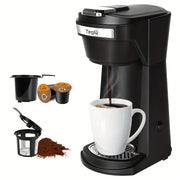 single coffee maker 2in 1 k cup pods ground coffee 3 color 6