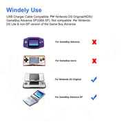 usb power supply charger cable ds nds gba