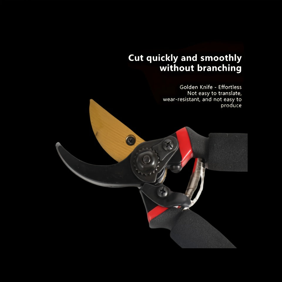 1pc thickened titanium alloy pruning shears powerful pruning