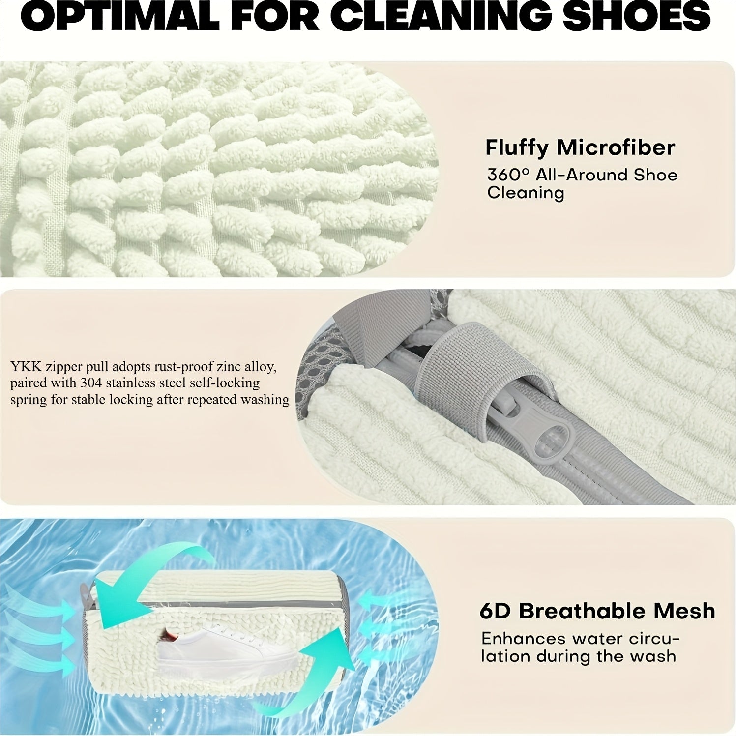 360 deep cleaning shoe washing bag washing machine dryer