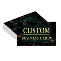 customizable double sided printed business cards simple
