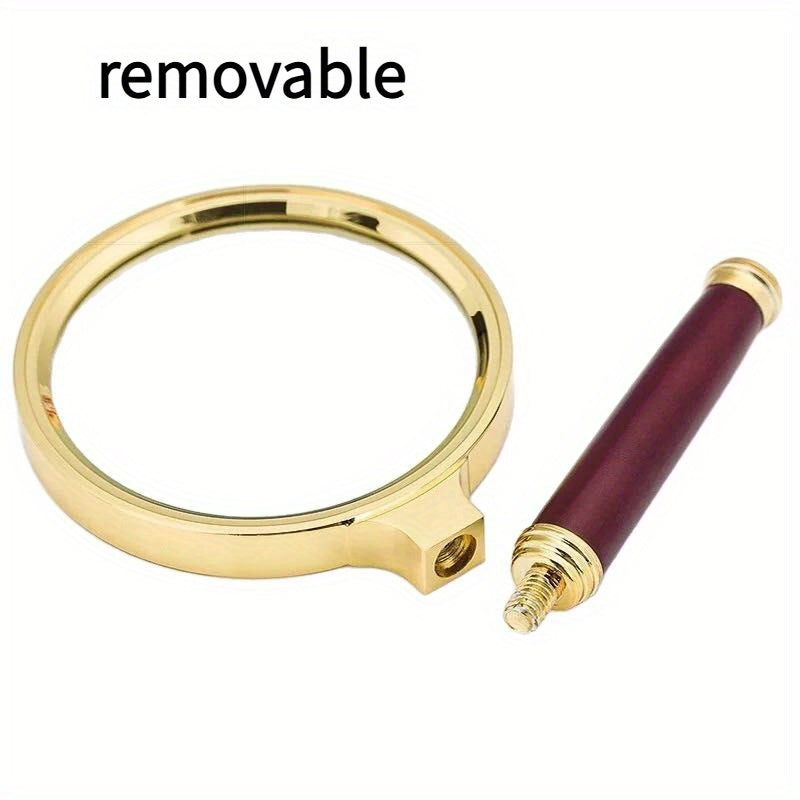 1pc metal magnifying glass 50  definition handheld