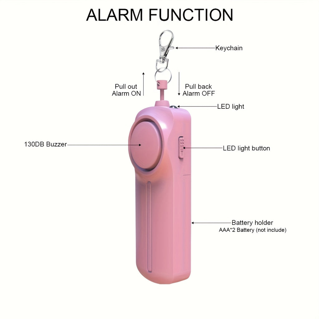 1pc 130db safety sound personal alarm personal safety alarm