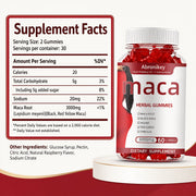 maca root gummies 3000mg supplement women