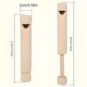 handcrafted   tube a handheld solid wood instrument