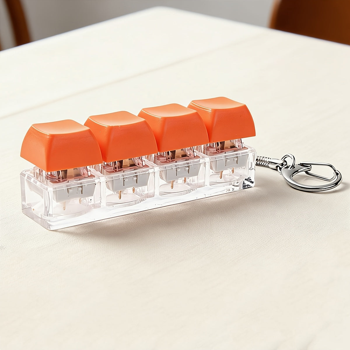 mechanical keyboard keycap fidget keychain 4 button press