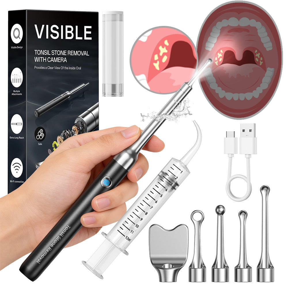 tonsil stone remover camera 1080p hd visual removal