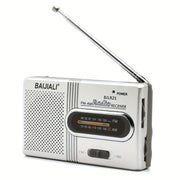 portable fm pocket radio speaker headphone jack