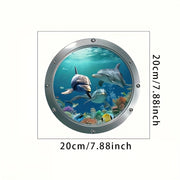 1    world toilet seat sticker mural creation