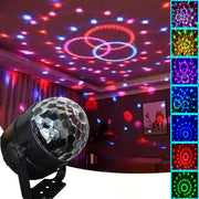 1 hd prism rgb disco ball light rotating disco ball light