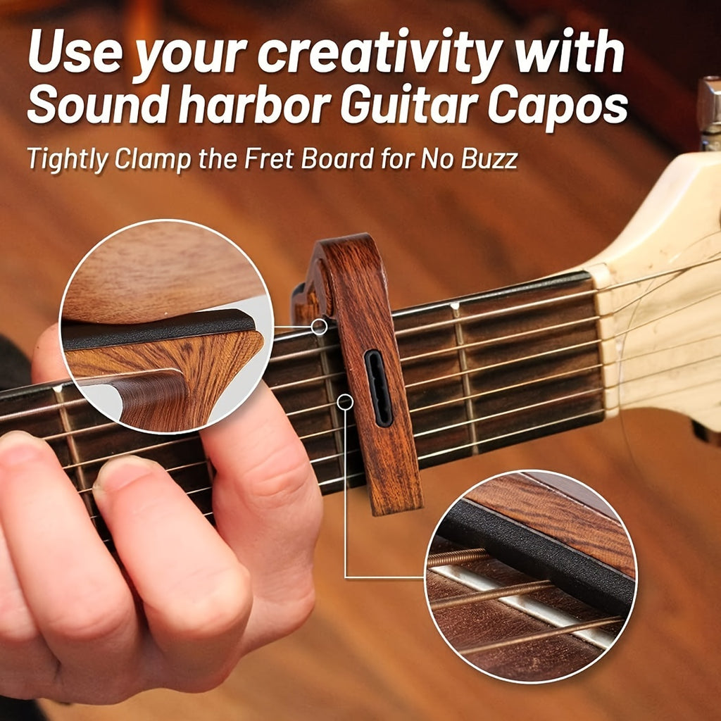 guitar capo pick holder perfect acoustic electric