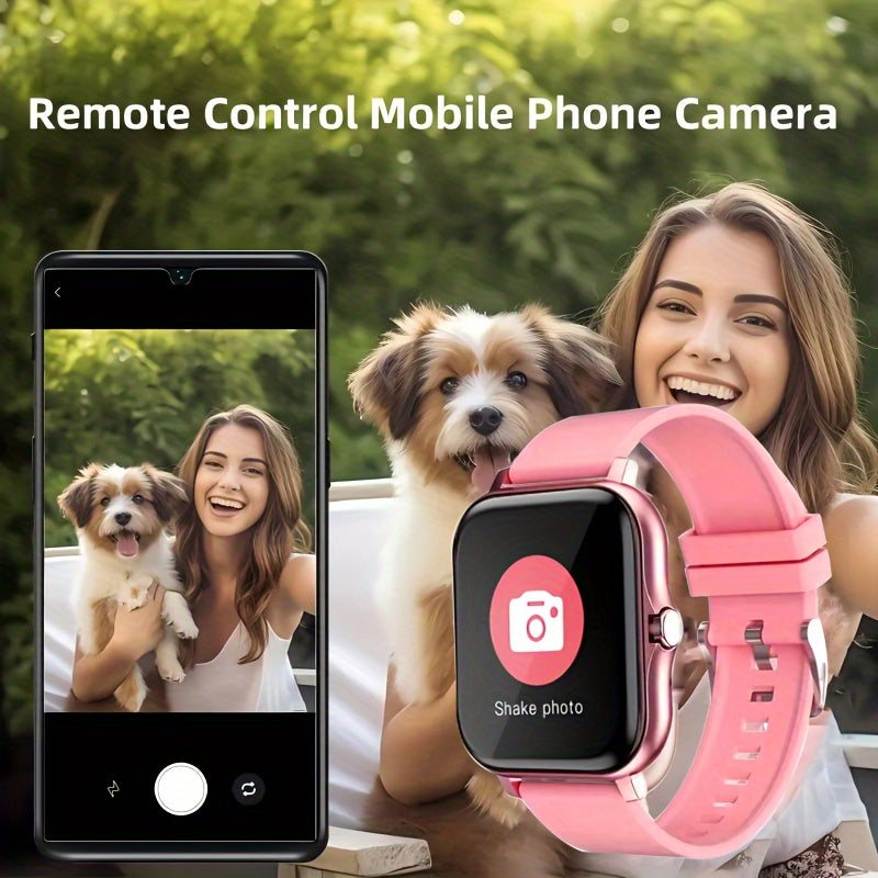 1pc new large screen smartwatch compatible   iphone