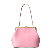 luxury inspired niche design large clasp closure clutch bag