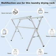 foldable clothes drying rack suitable indoor outdoor use