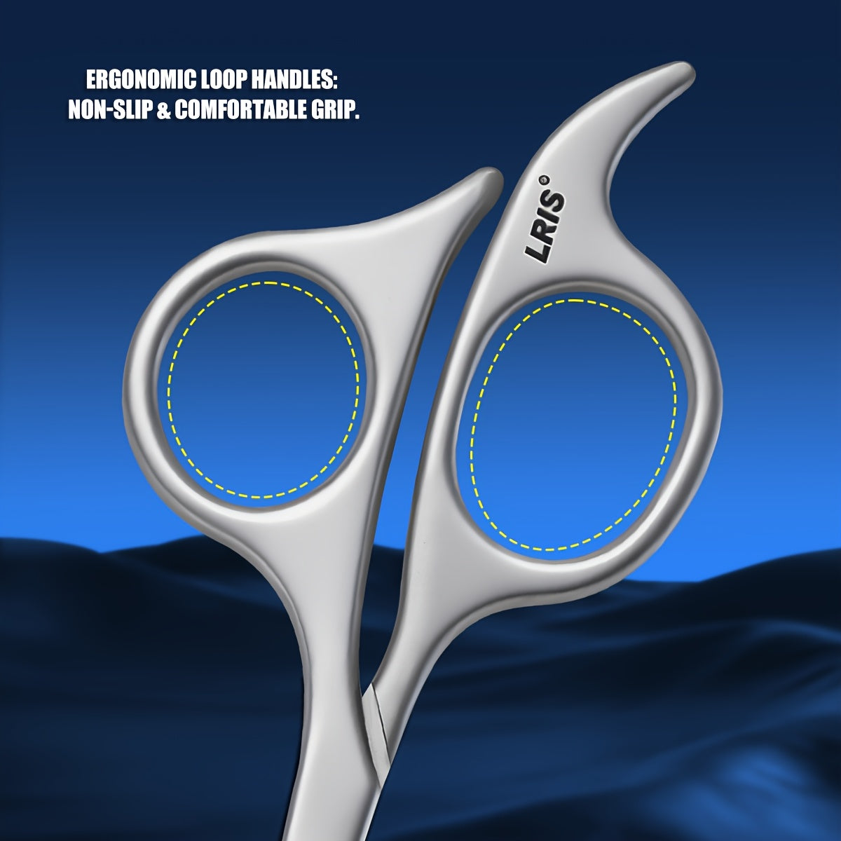 nose hair scissors a stainless steel rounded tip design