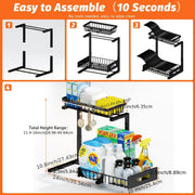 sink organizers metal pull sink organizers storage shelves