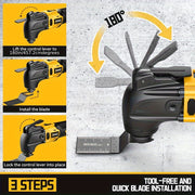 oscillating multi tool compatible dewalt 20v